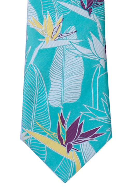 Bird of Paradise Teal Modern