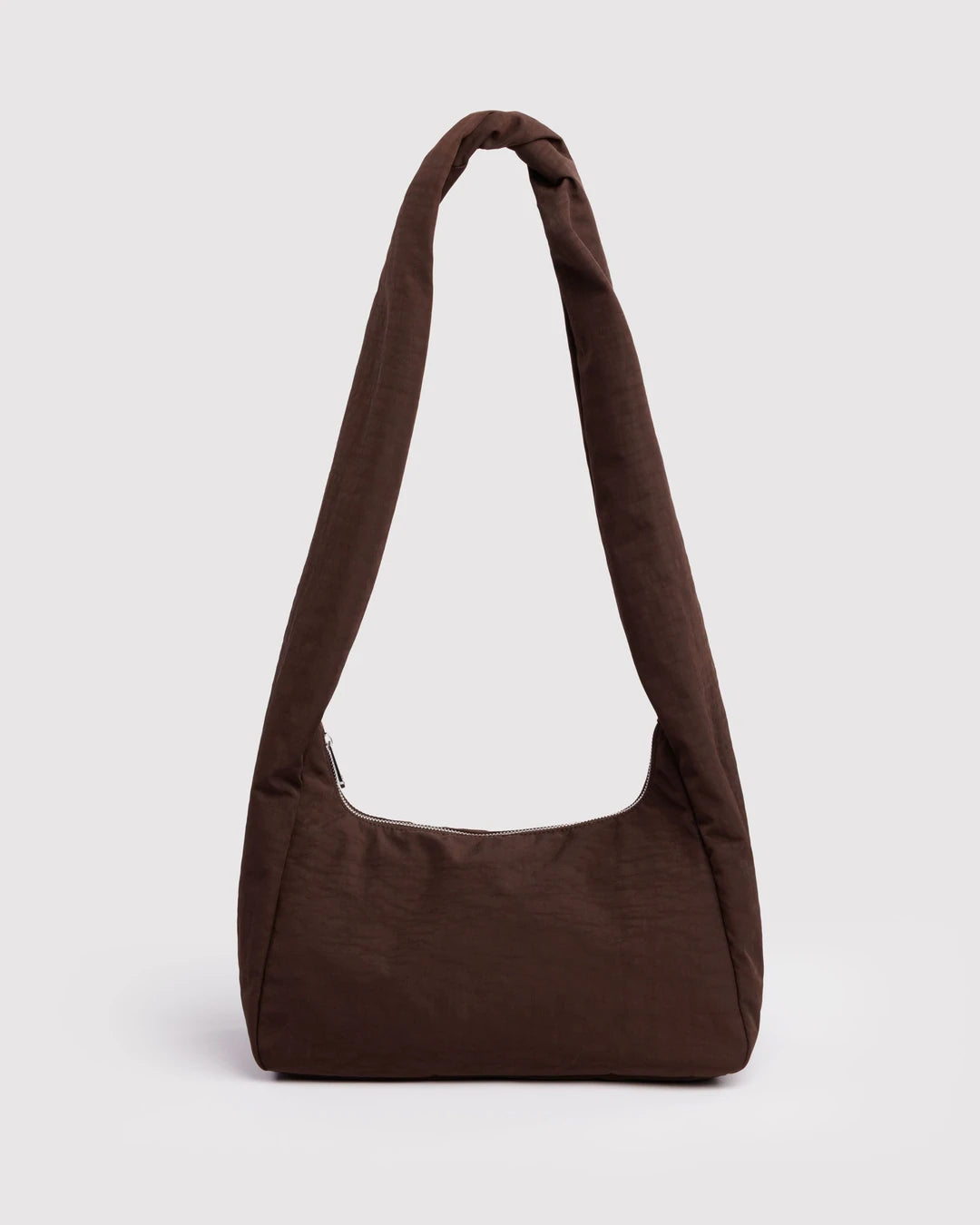 NYLON MERINGUE BAG - COFFEE