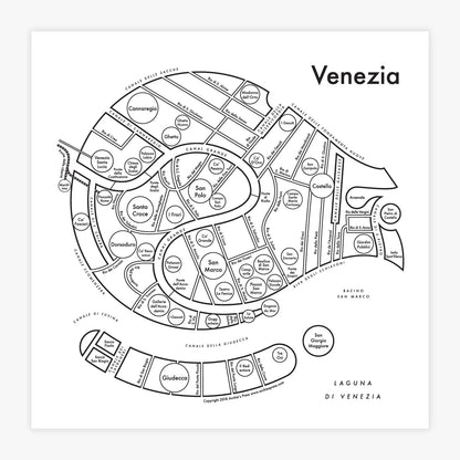 Venezia Letterpress Print