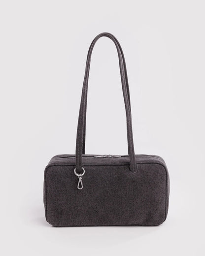 NYLON BOWLER BAG - WASHED BLACK DENIM