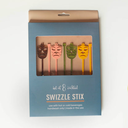 Tiki Swizzle Sticks- Assorted