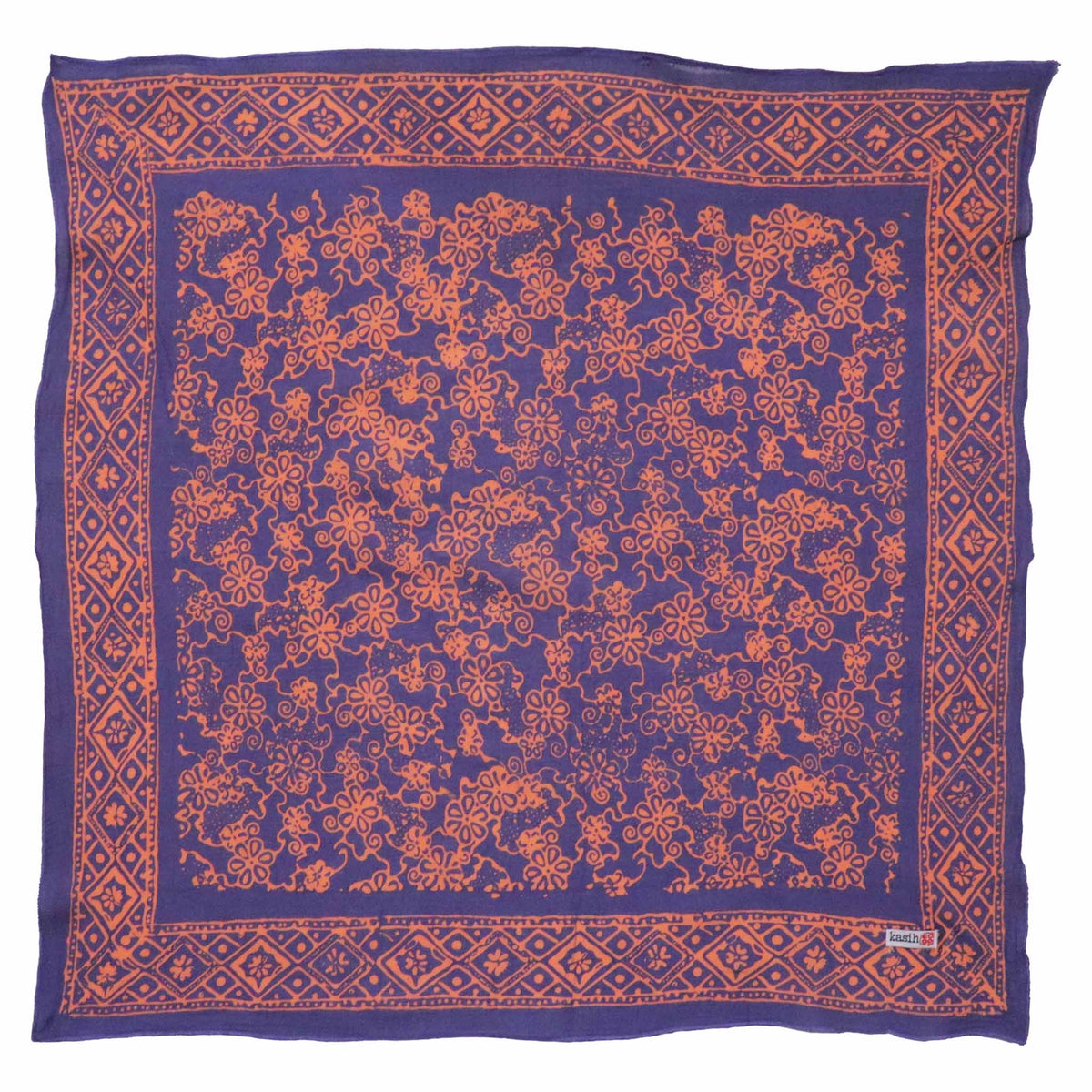 Batik Bandana - Mangosteen Blue Pink