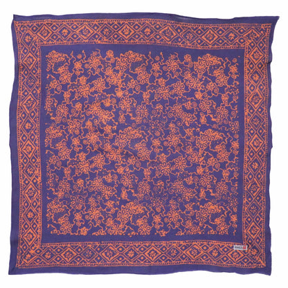 Batik Bandana - Mangosteen Blue Pink