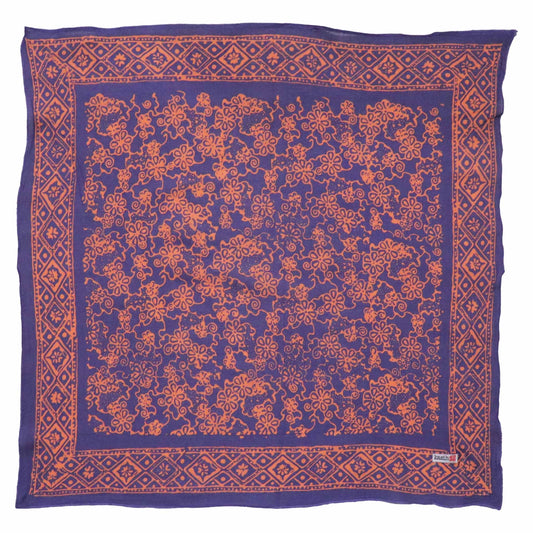 Batik Bandana - Mangosteen Blue Pink