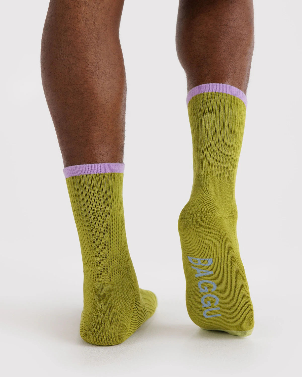 RIBBED SOCKS - OLIVE MIX