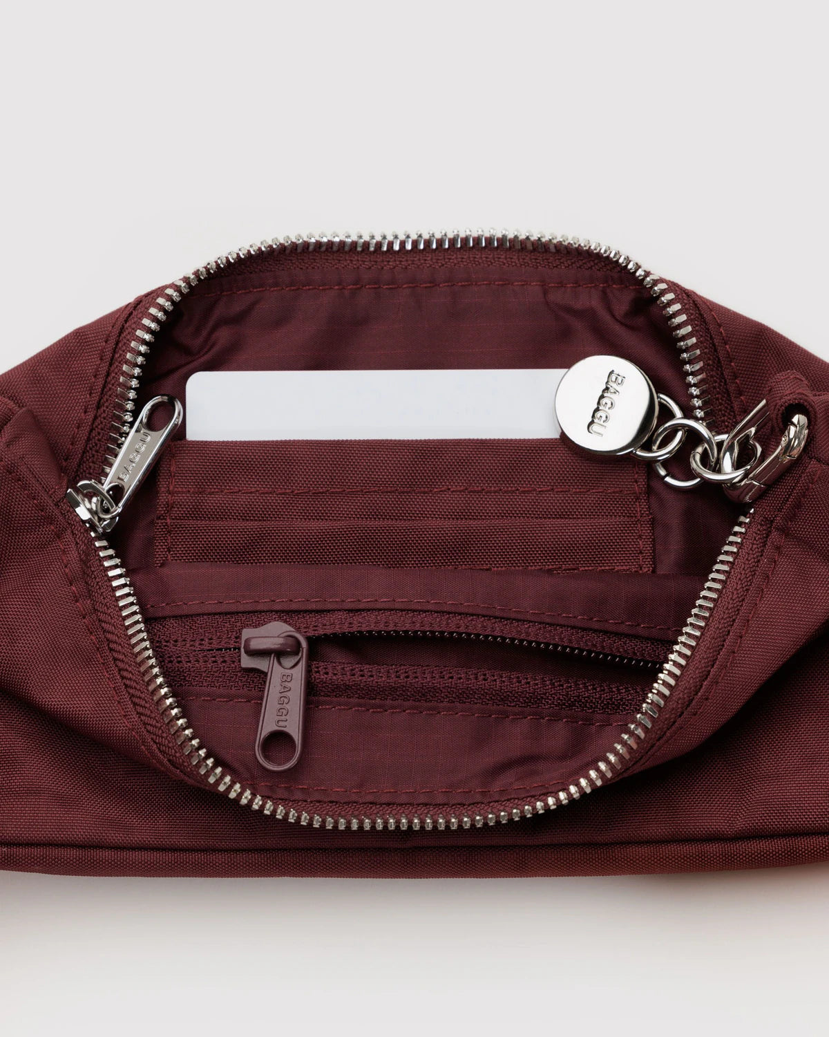 NYLON POUCHETTE - MAHOGANY