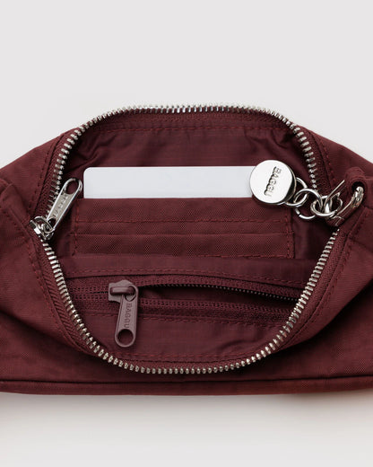 NYLON POUCHETTE - MAHOGANY