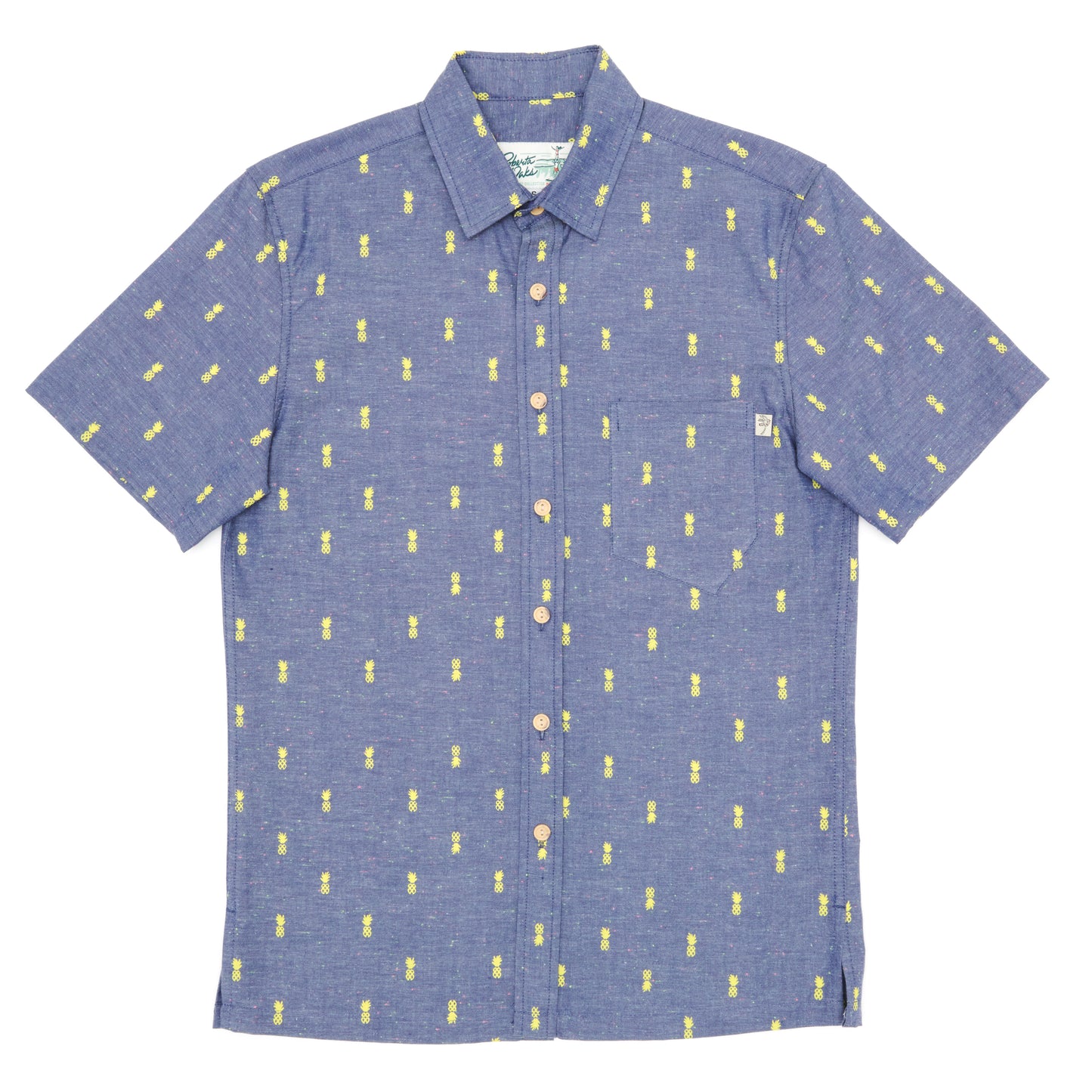 Pineapple Pop Chambray - Royal