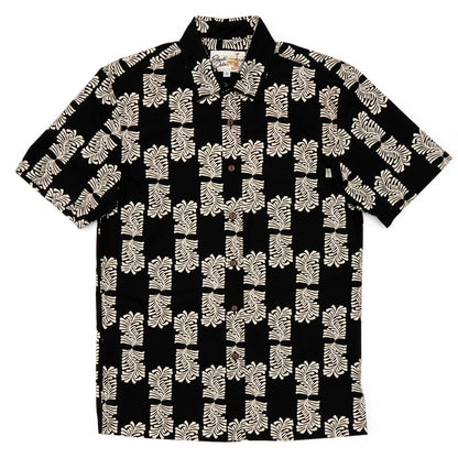 Woodblock Fern Black