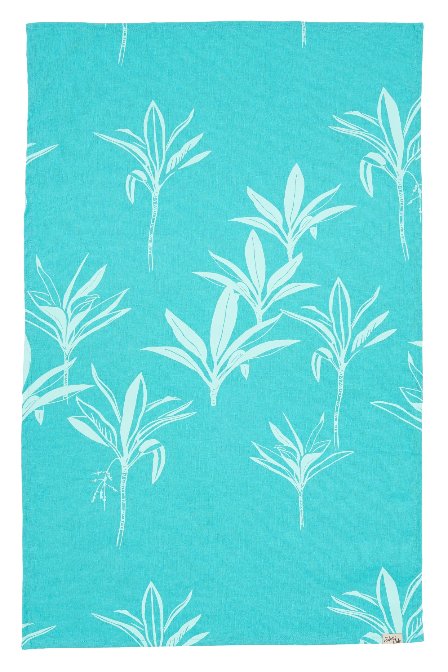 Ti Leaf Tea Towel - Aqua