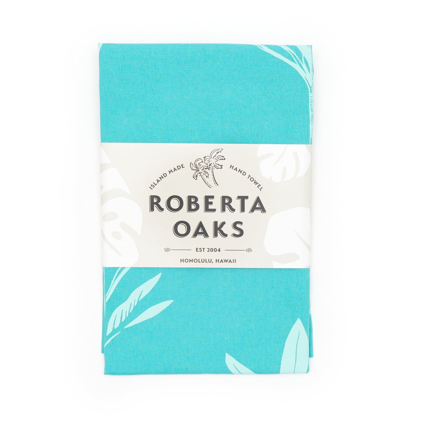 Ti Leaf Tea Towel - Aqua