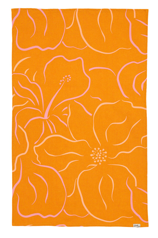 Waialua Linen Tea Towel - POG