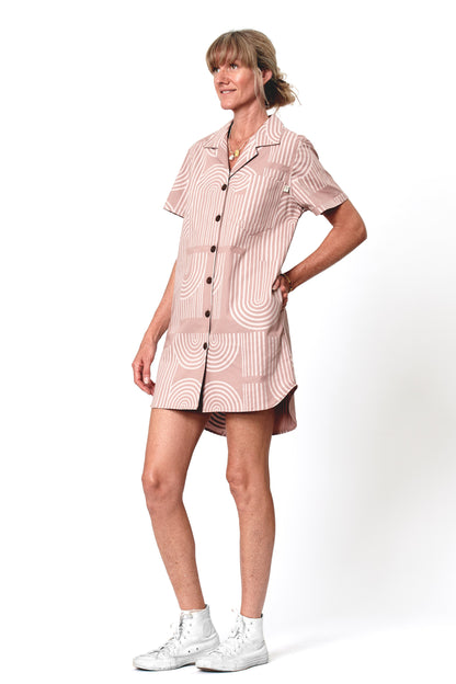 Downtown Shirt Dress - Arco Mocha Mousse