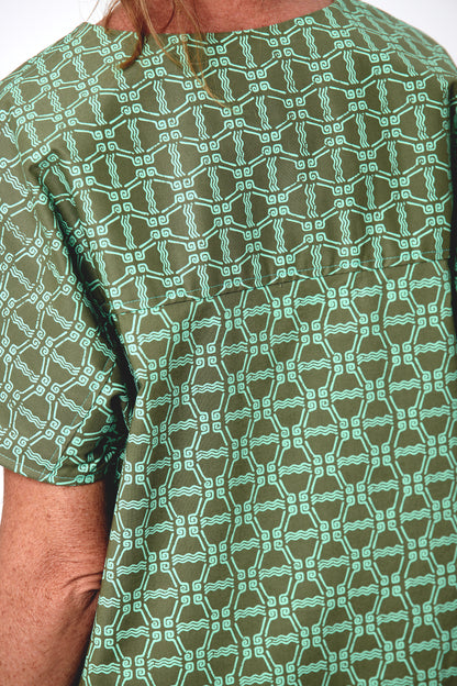 Mini Kaftan - Mod Volcano Sage