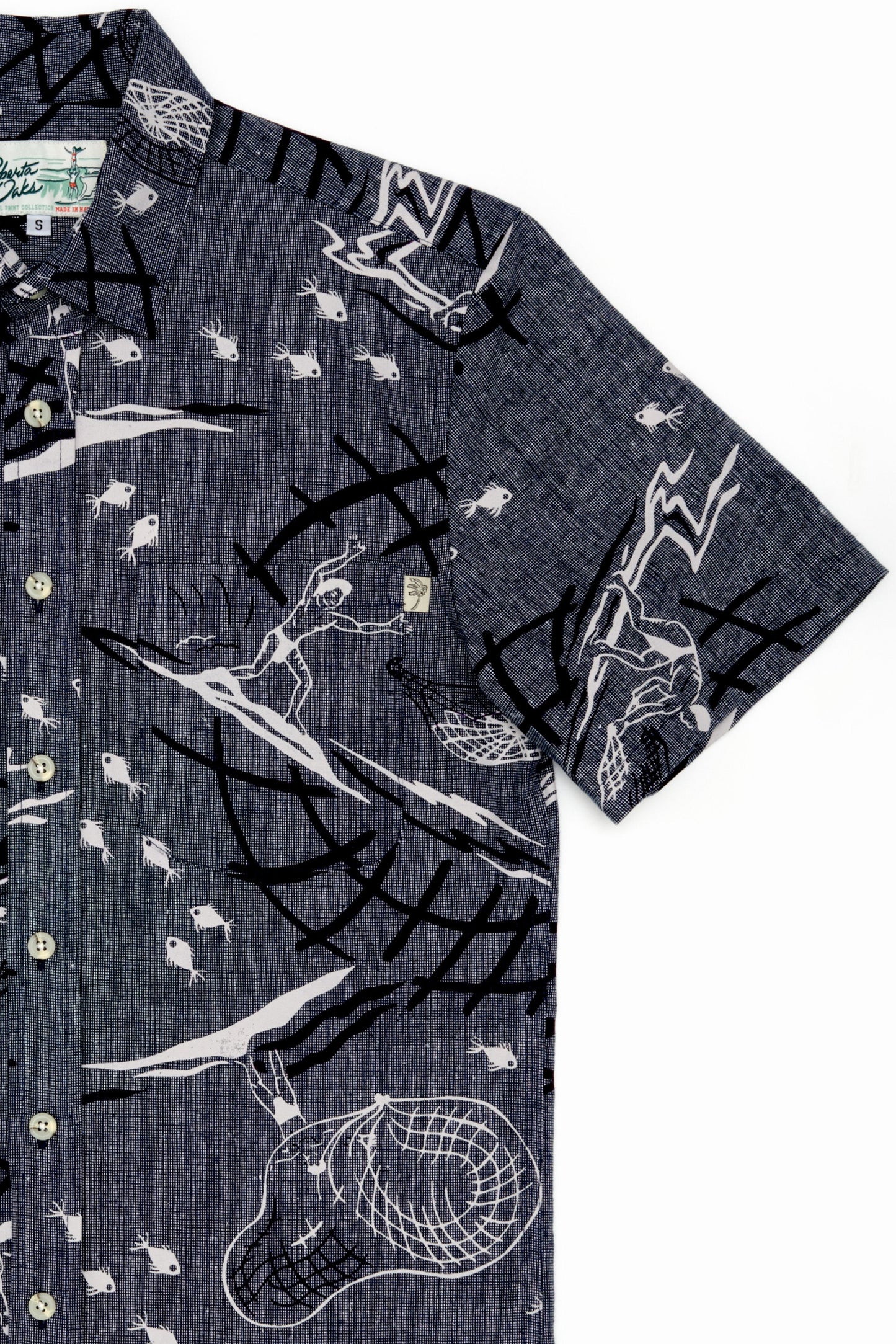 Net Fisher Linen Indigo