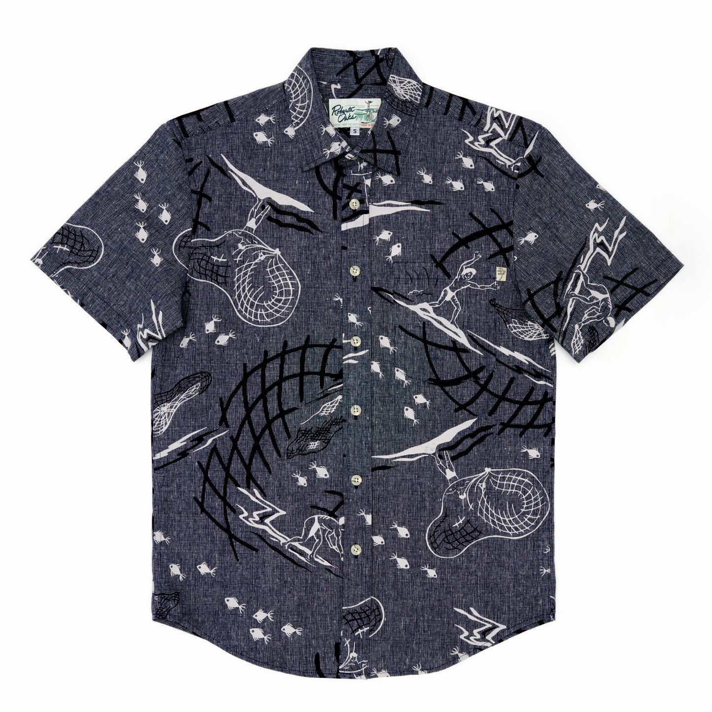 Net Fisher Linen Indigo