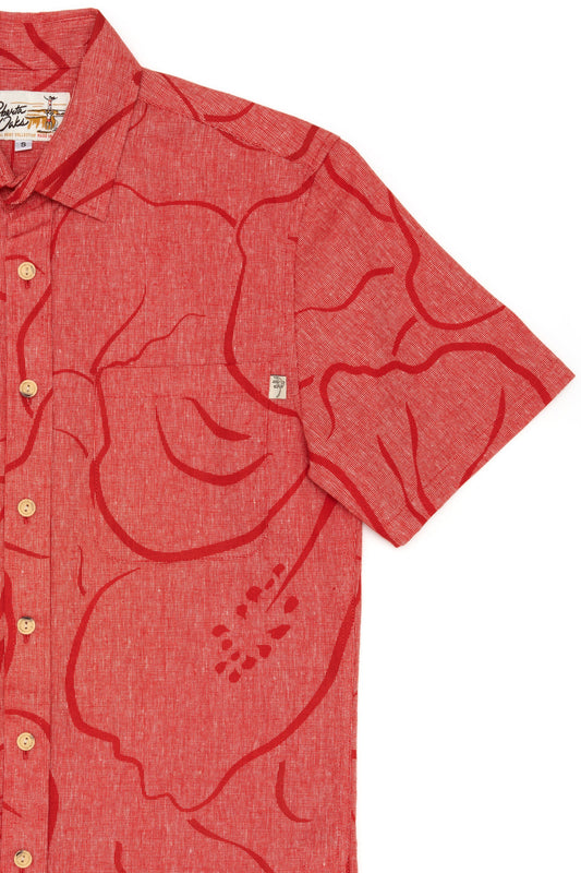 Waialua Red Linen for Lunar New Year 2025