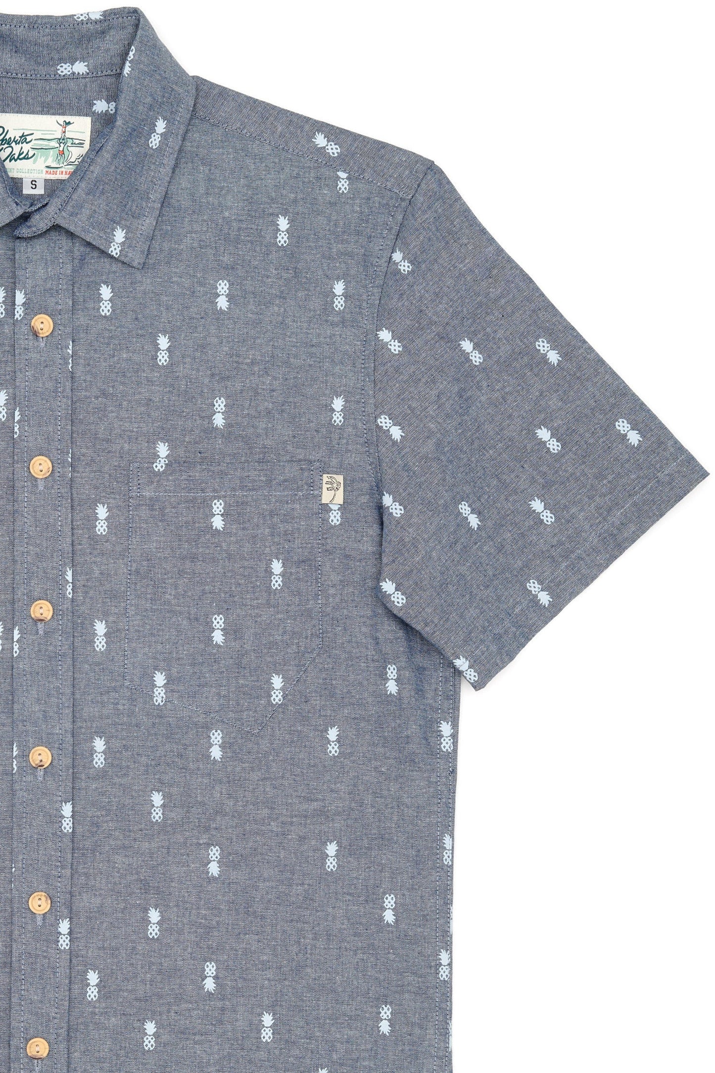 Pineapple Chambray - Blue