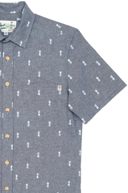Pineapple Chambray - Blue