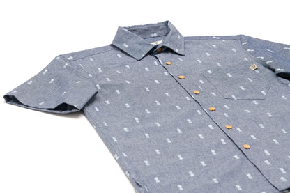 Pineapple Chambray - Blue