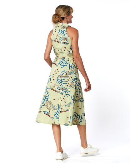 Net Fisher Eucalyptus Maxi Dress