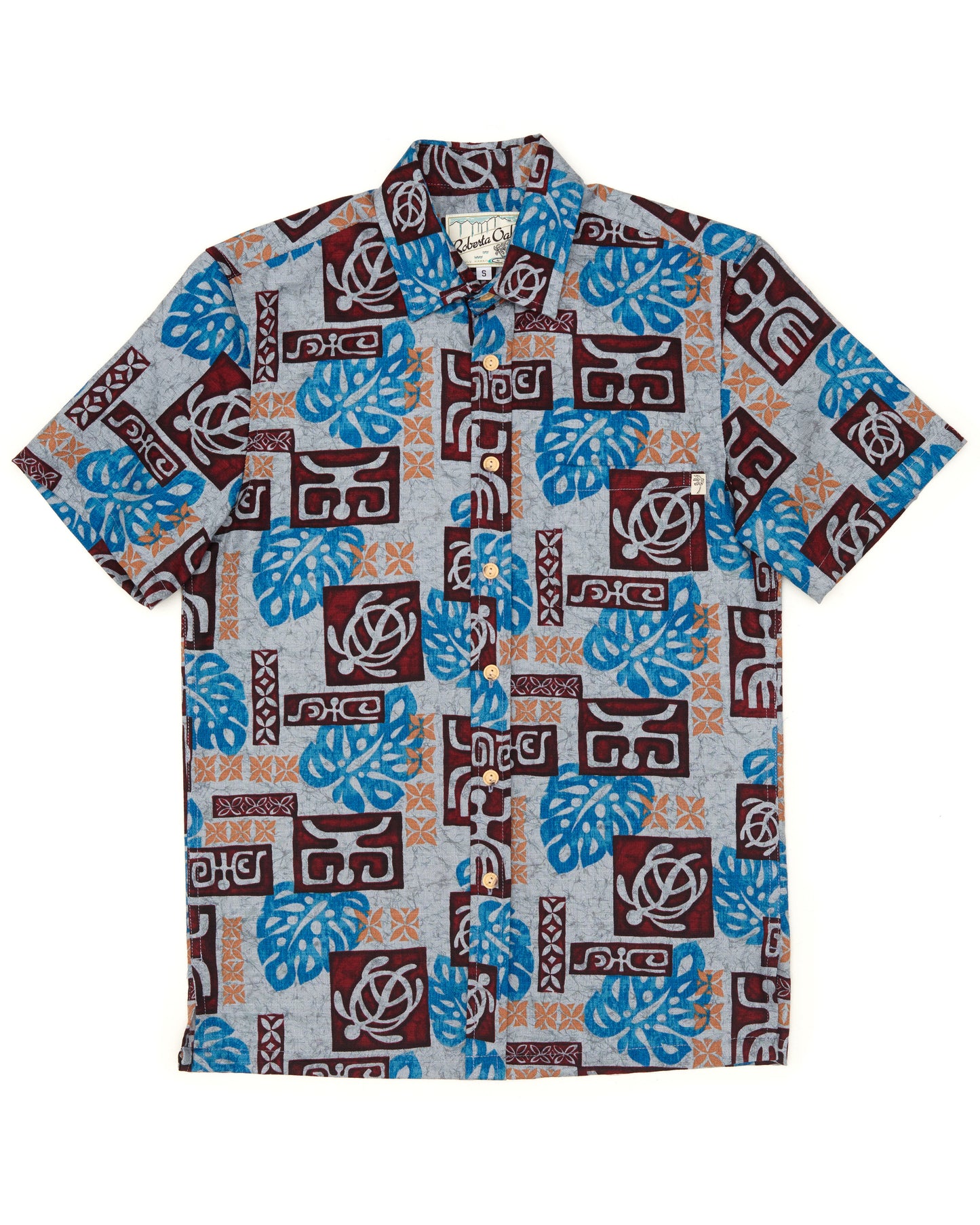 Vintage Bark Cloth Petroglyphs