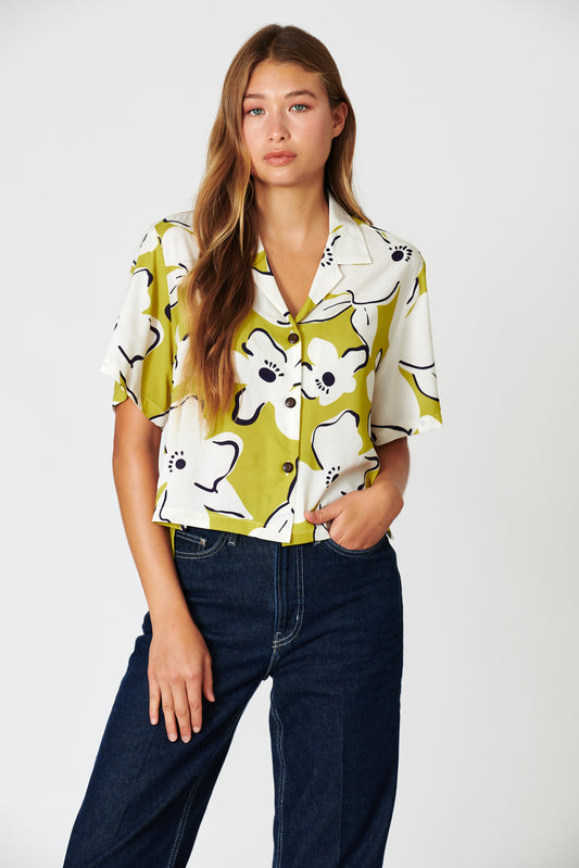 Magnolia Moss Ladies Camp Shirt