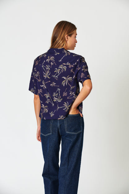 Trades Midnight Ladies Camp Shirt