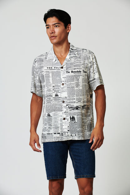 Old News Coconut Camp Shirt