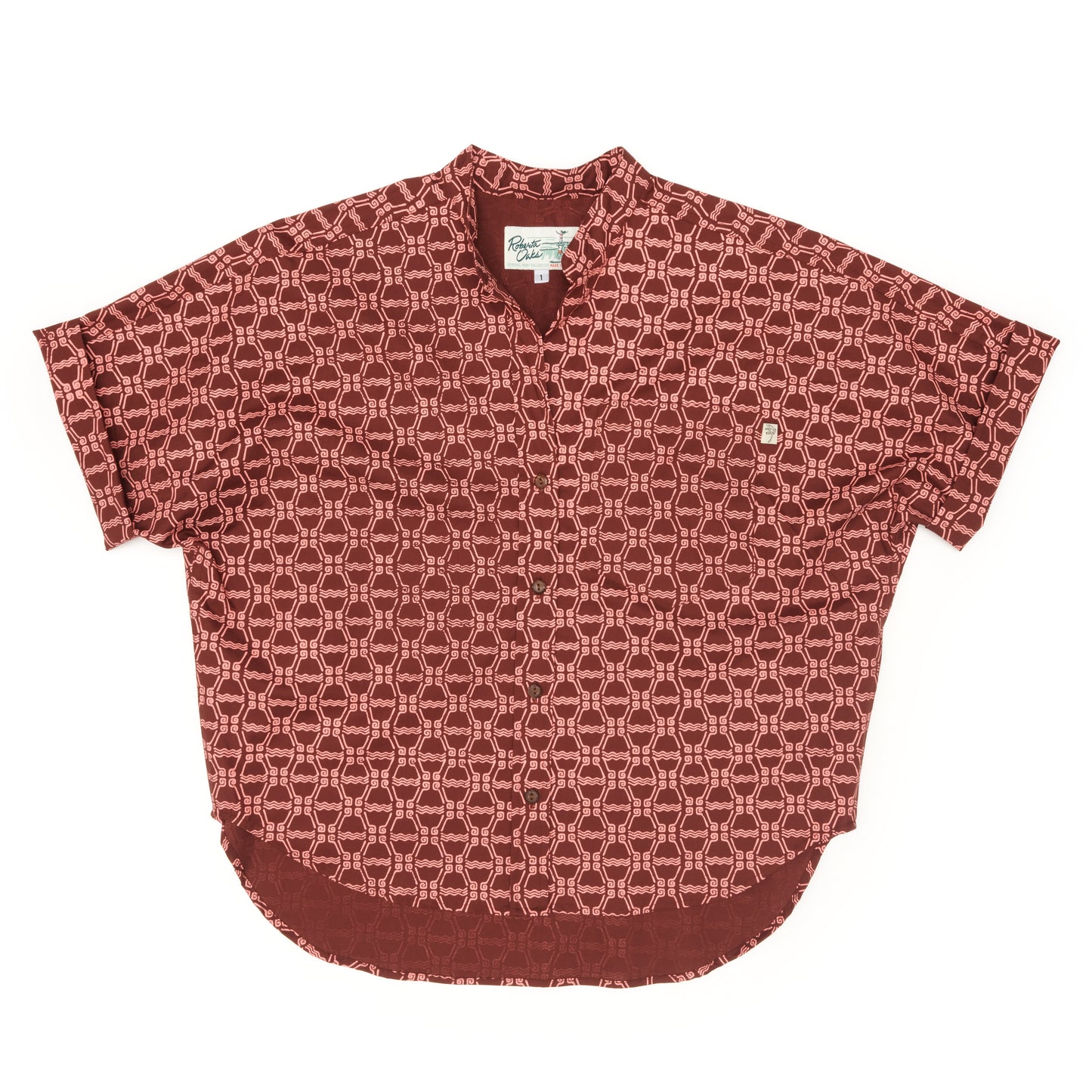 Mod Volcano Cocoa Ladies Harbor Shirt