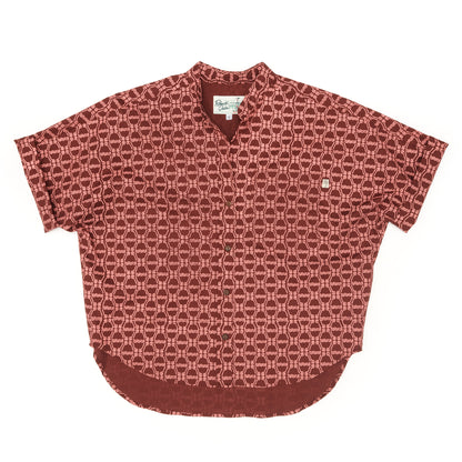 Mod Volcano Cocoa Ladies Harbor Shirt