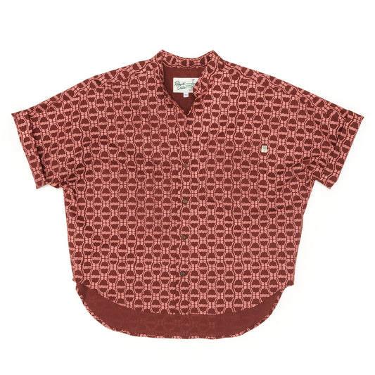 Mod Volcano Cocoa Ladies Harbor Shirt