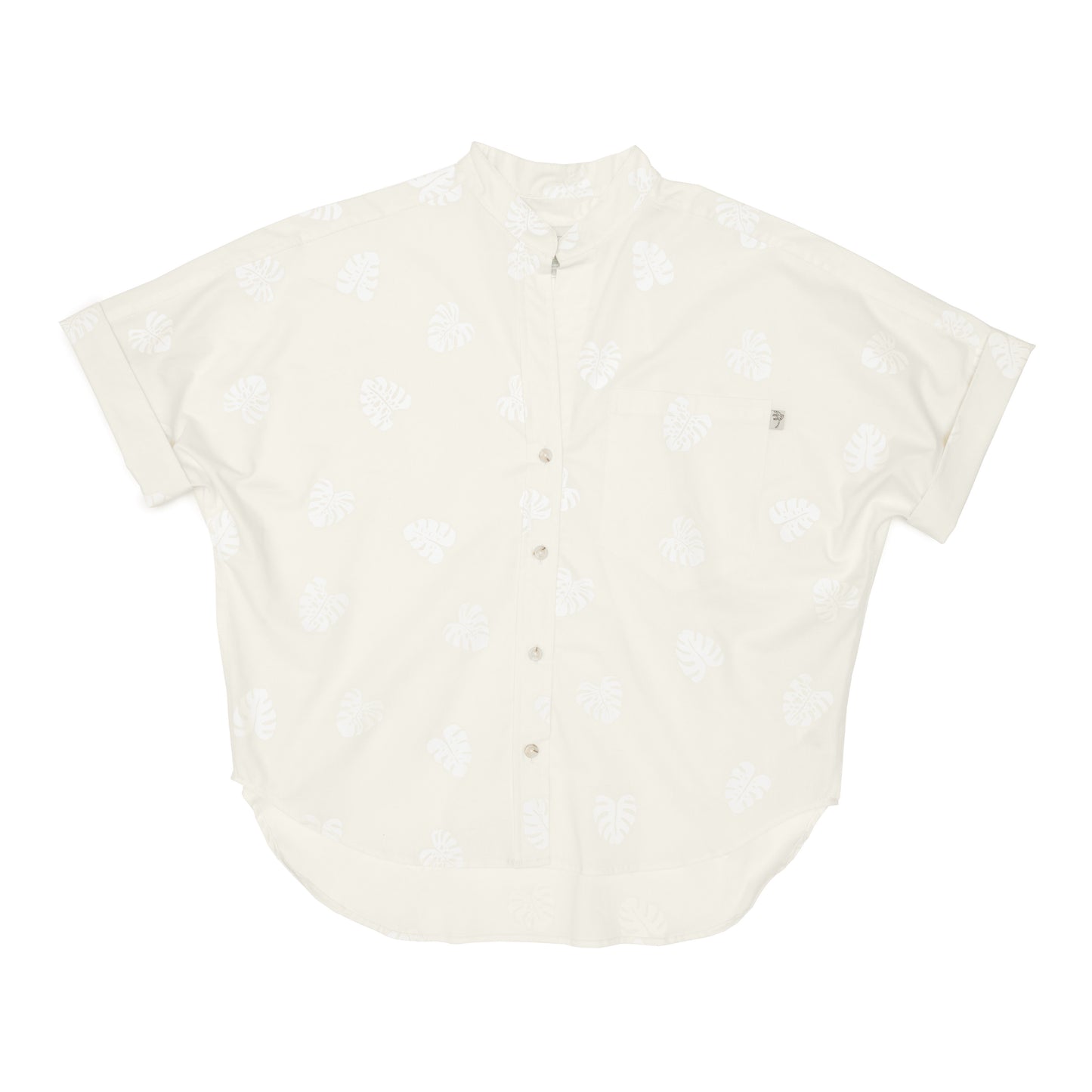 Monstera Ivory Harbor Shirt
