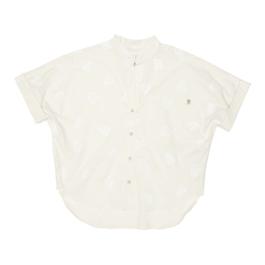 Monstera Ivory Harbor Shirt