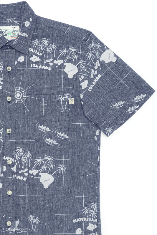 Navigation Indigo Linen