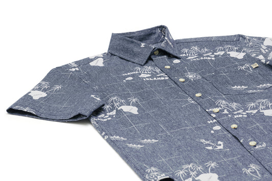 Navigation Indigo Linen