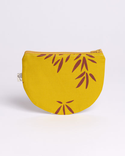 Half Round Pouch - Bamboo Antique Moss