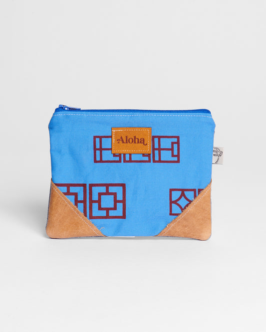 Corner Pouch - Breeze Block Copen