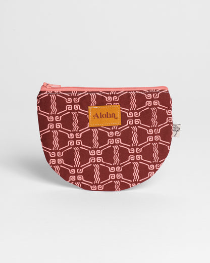 Half Round Pouch - Mod Volcano Cocoa