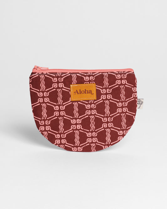 Half Round Pouch - Mod Volcano Cocoa