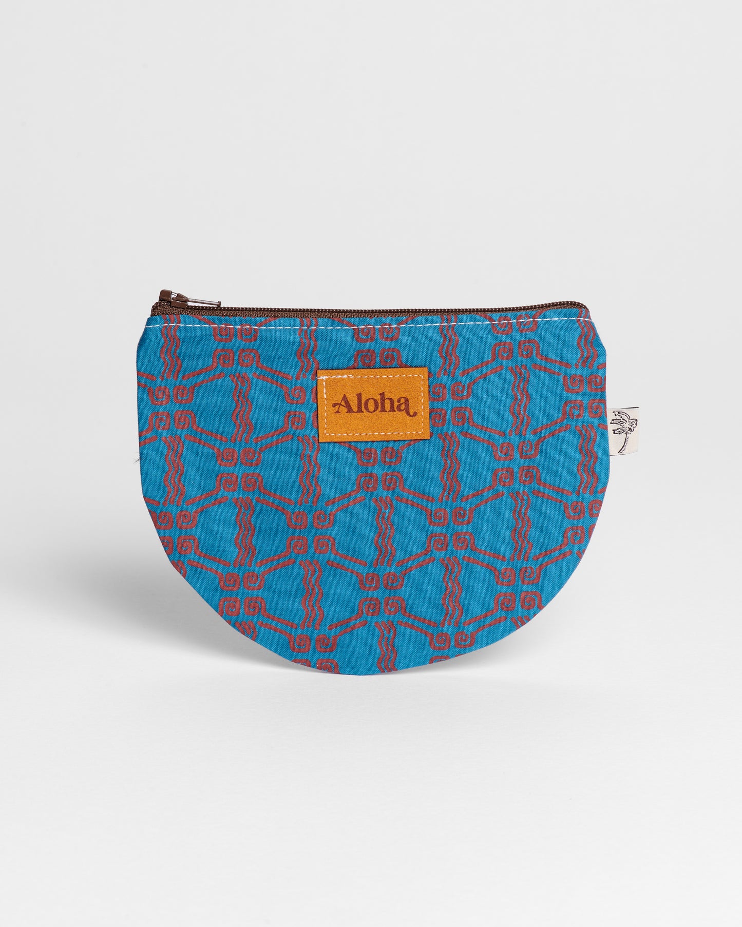 Half Round Pouch - Mod Volcano Tide