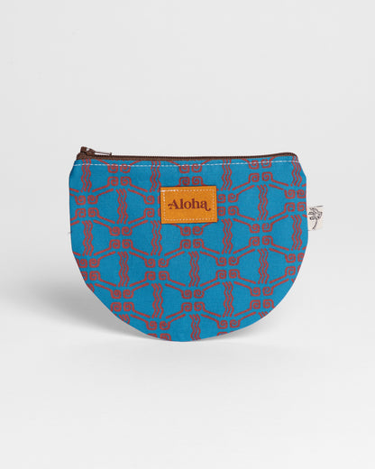 Half Round Pouch - Mod Volcano Tide