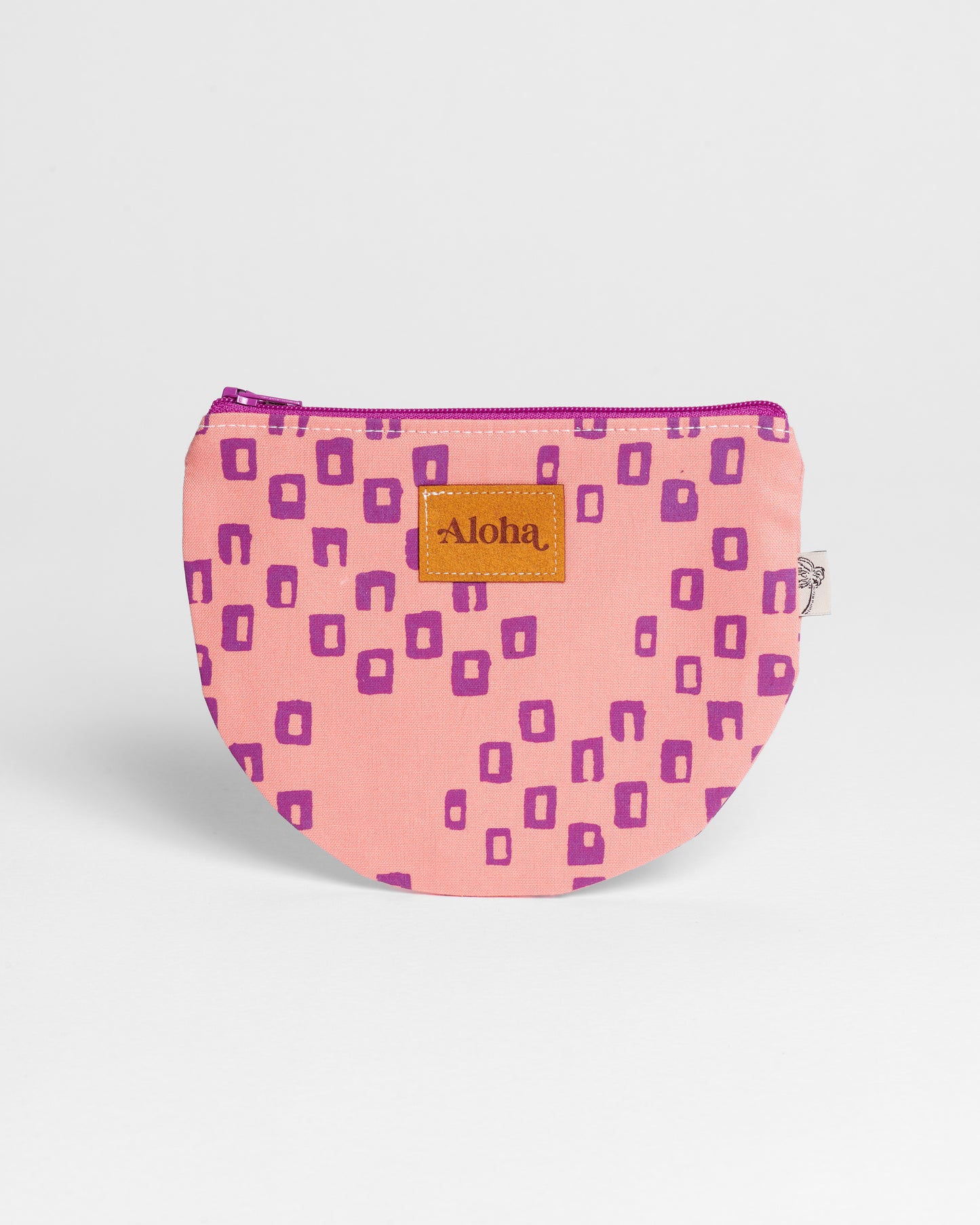 Half Round Pouch - Sollano Coral