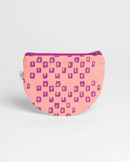 Half Round Pouch - Sollano Coral