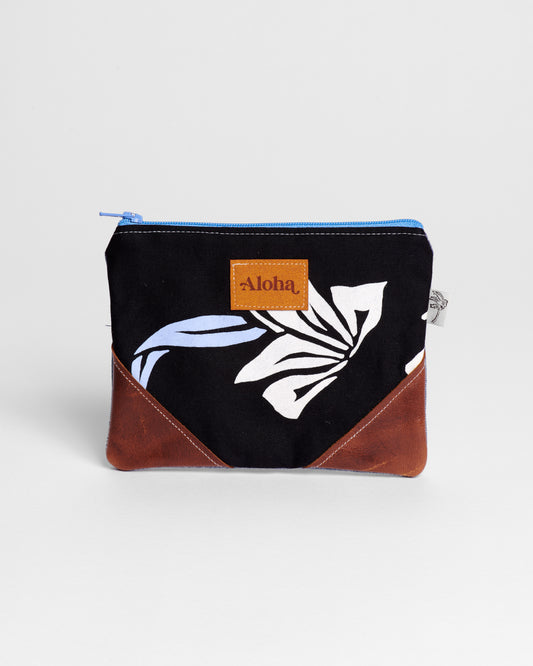 Corner Pouch - White Ginger Black