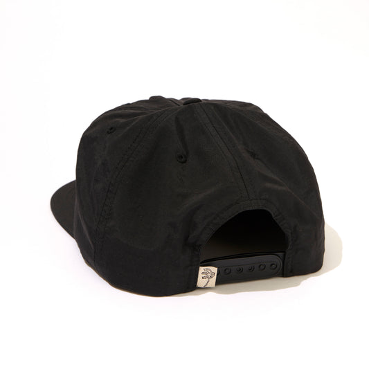 80's Hawaii Nylon Snapback - Black