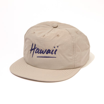 80's Hawaii Nylon Snapback - Stone