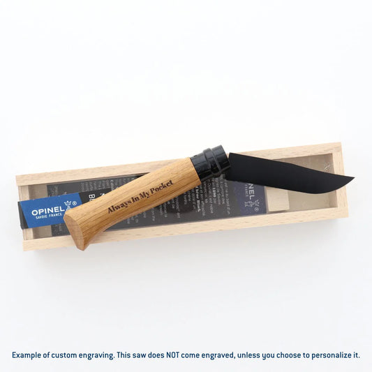 NO. 8 Black Oak Folding Knife with Gift Box