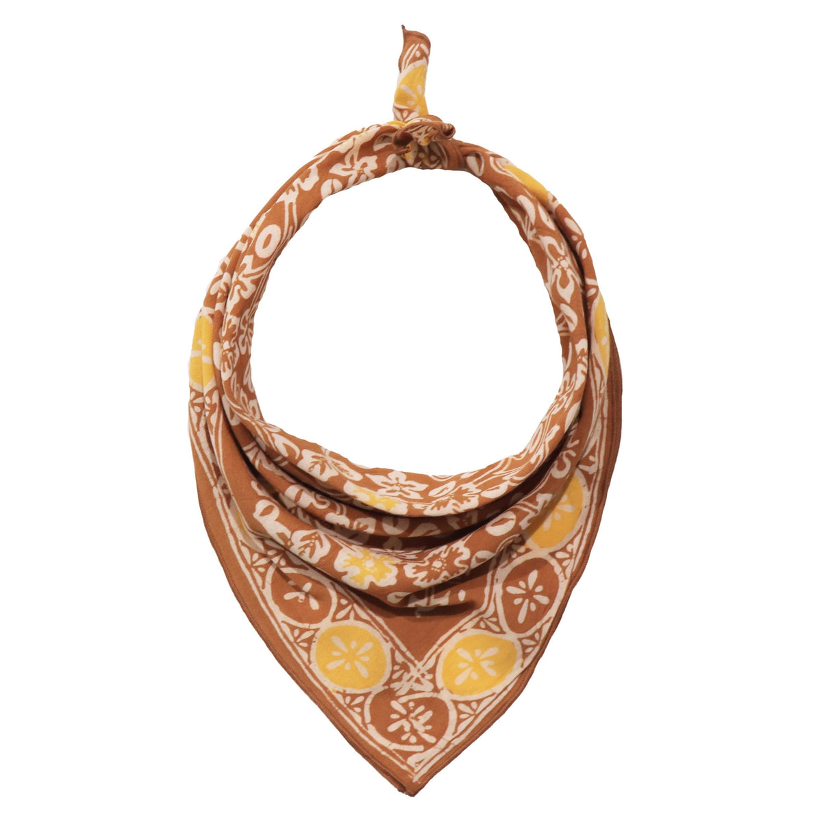 Batik Bandana - Sunset Orange Clementine