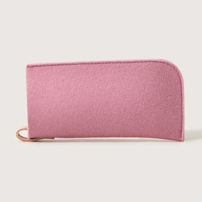 Wool Eyeglass Sleeve - Pink